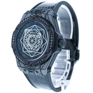 HUBLOT BIG BANG SANG BLEU ALL BLACK DIAMONDS 465.CS.1114.VR.1200.MXM18