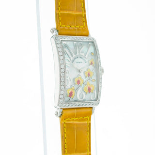 FRANCK MULLER LONG ISLAND ORCHID LE 952 QZ REL MOP BC JA D 1R