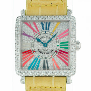 FRANCK MULLER MASTER SQUARE COLOR DREAMS 6002 L QZ D CD COL DR