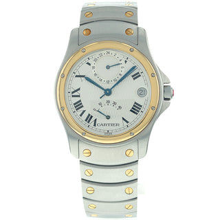 CARTIER SANTOS RONDE DUAL TIME W20038R3